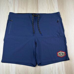 Pure Lure Men's Navy Blue Drawstring Waist Quick Dry Burro Boardshorts Size 40